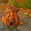 Halloweeni Tök házikó kerámia 34 cm