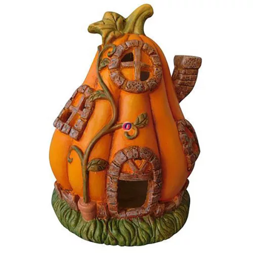 Halloweeni Tök házikó kerámia 34 cm