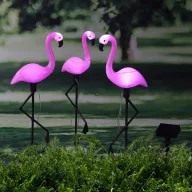 Flamingó Napelemes figura 3 db-os 52 cm DECOnline