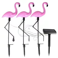 Flamingó Napelemes figura 3 db-os 52 cm DECOnline