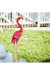 Kerti figura flamingó fém 65 cm
