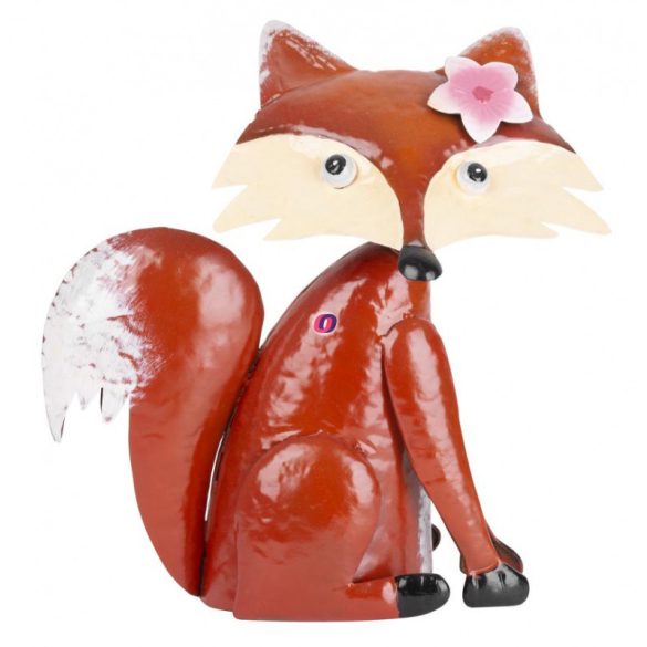 Kerti figura Róka fém 27 cm