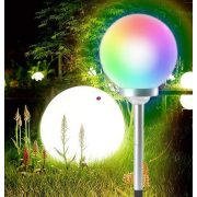   XXl Napelemes gömb lámpa leszúrható 30 x 72 cm színes DECOnline