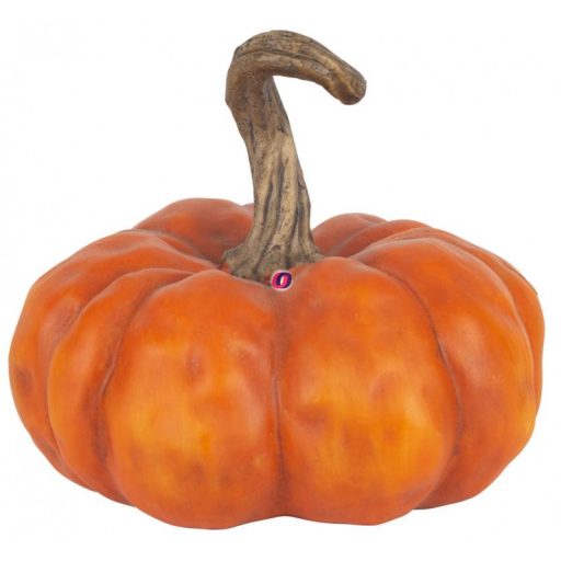 Őszi tök dekoráció hosszú szárral, kerámia 12 cm