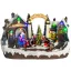 XL Luxury Karácsonyi Dioráma "Santa's Workshop", animált 33,5 cm