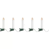   Karácsonyi LED gyertyafüzér - melegfehér - 10 LED - 2 x AA