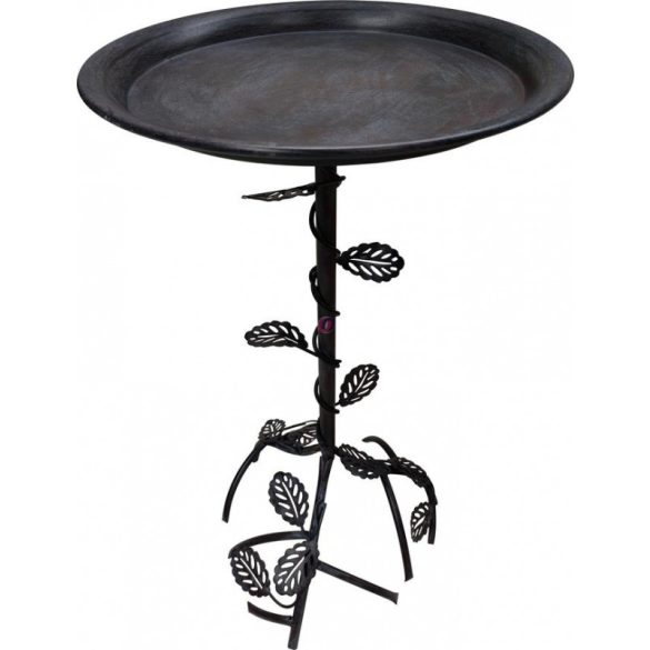XL Vintage Madáretető álló, fém 56 cm