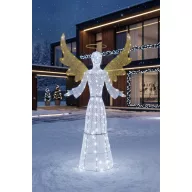   XXL LED-es karácsonyi angyal, 156 LED, hidegfehér, IP44, 172 cm