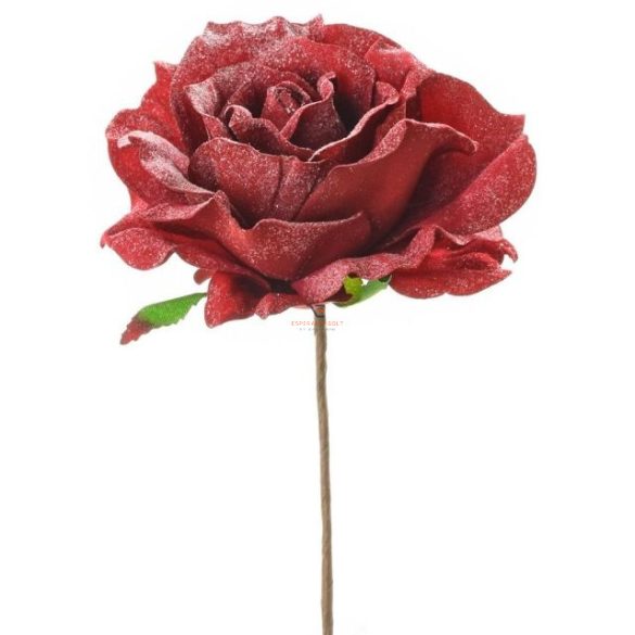 Rózsa havas 23cm piros
