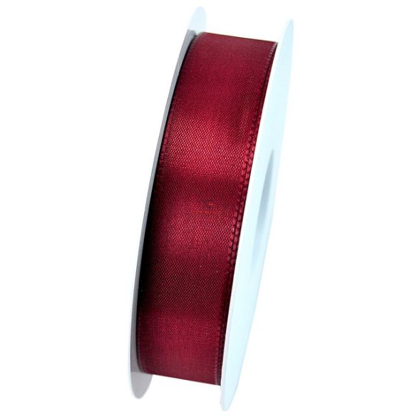 Szalag Basic textil 25mmx50m bordó