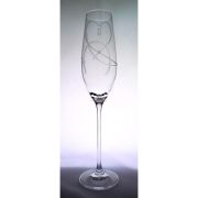   Kristály pohár swarovski dísszel pezsgő 210ml átlátszó 2 db-os Luxury