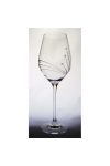 Kristály pohár swarovski dísszel bor 360ml átlátszó 6 db-os Luxury