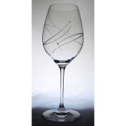   Kristály pohár swarovski dísszel bor 470ml átlátszó 2 db-os