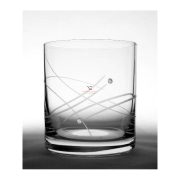   Kristály pohár swarovski dísszel whisky 280ml átlátszó 6 db-os Luxury