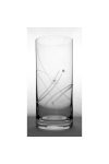 Kristály pohár swarovski dísszel long drink 300ml átlátszó 6 db-os