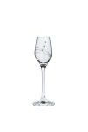 Üveg pohár swarovski dísszel pálinka 95ml átlátszó 2 db-os szett