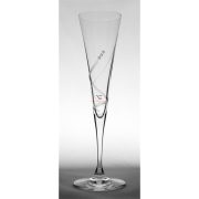   Kristály pohár swarovski dísszel pezsgő 120ml 6 db-os szett