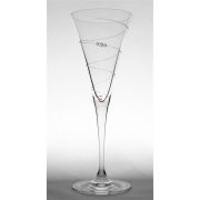 Kristály pohár swarovski dísszel bor 200ml 6 db-os Luxury