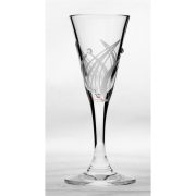 Kristály pohár swarovski dísszel pálinka 25ml 6 db-os