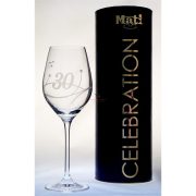   Kristály pohár swarovski dísszel bor 360ml Celebration 30yr