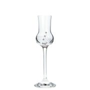 Kristály pohár swarovski dísszel Grappa 70ml 6 db-os