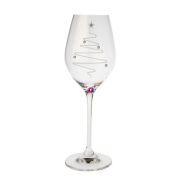   Kristály üveg pohár swarovski dísszel Karácsonyi mintával üveg 360 ml 2 db-os szett