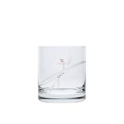   Kristály pohár swarovski dísszel whisky 300ml átlátszó 6 db-os