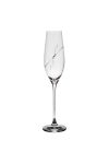 Kristály pohár swarovski dísszel pezsgő 210ml átlátszó 2 db-os Champagne