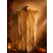 Akasztható Halloween csontváz szellem, fehér 80 cm
