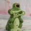 Kerti figura Szenzoros béka 24 cm 3 féle választható kivitel