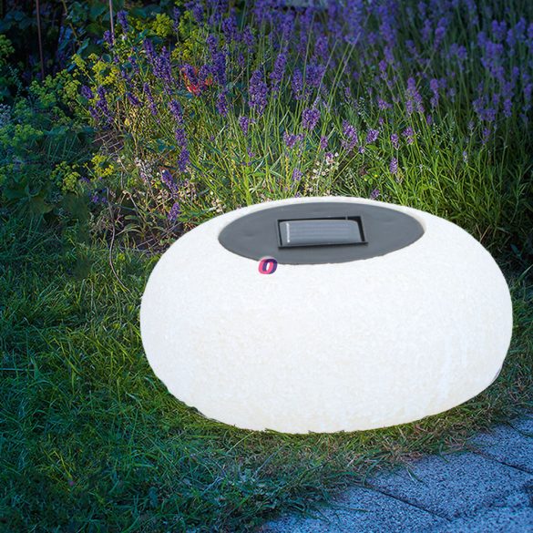 Grundig Kerti szolár lámpa kő formájú 15cm