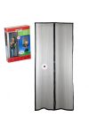 Mágneses Szúnyogháló függöny ajtóra fekete 100x220 cm