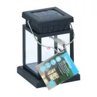 Napelemes lámpás melegfehér LED, 12,5 cm