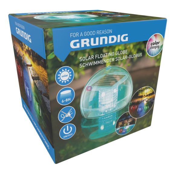 Grundig Napelemes medence és kerti tó világítás Gömb színváltó