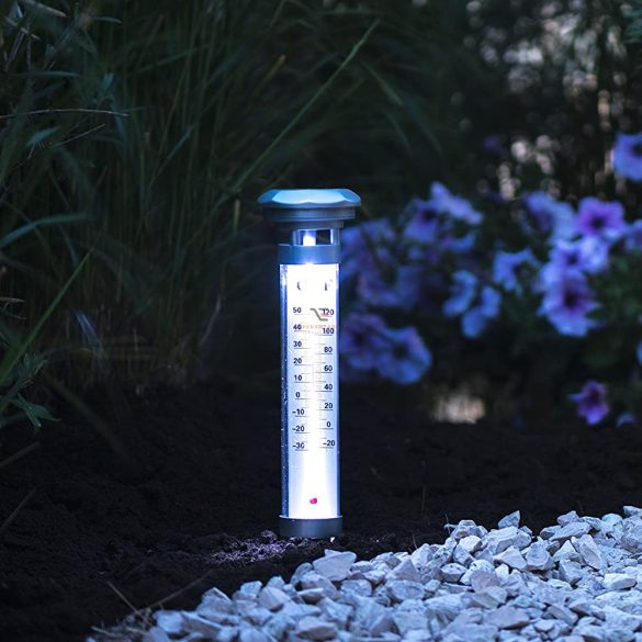 Grundig Napelemes lámpa hőmérővel 57cm