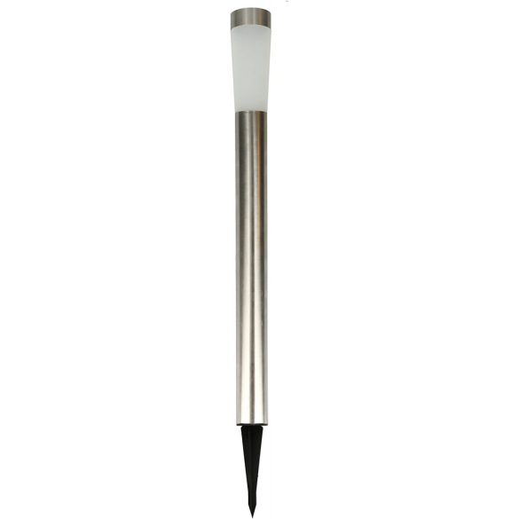 Grundig XL Napelemes oszlop lámpa Iezüst inox 90 cm PowerLED