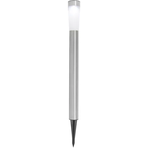 Grundig XL Napelemes oszlop lámpa Iezüst inox 90 cm PowerLED