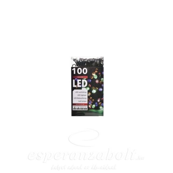 100 LED Égősor 600cm Színes
