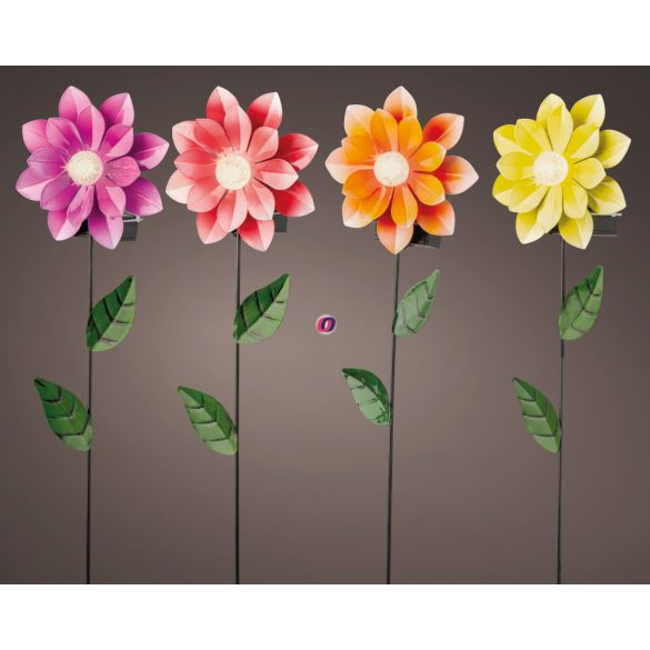 Luxury napelemes lámpa virágok 4 féle szín 50 cm