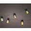 Luxury lánghatású napelemes party fényfüzér 60 led