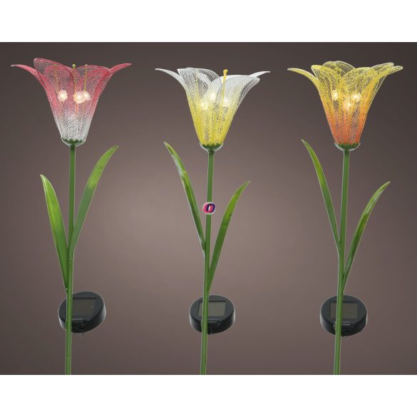 XL Luxury napelmes virág lámpa Liliom 83 cm 3 választható szín