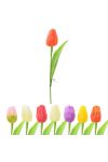 Selyemvirág tulipán 50cm színes 8 féle