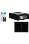 Napelemes fali lámpa, 2 db melegfehér SMD LED, cserélhető akkumulátor
