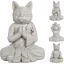 Kültéri meditáló macska figura 40 cm 3 féle választható kivitelben