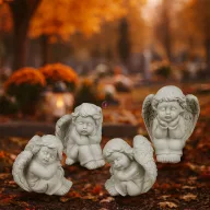 Angyal sírdísz figura 6 cm