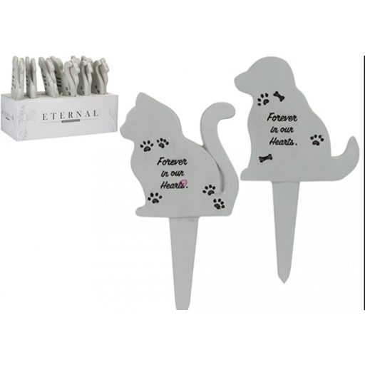 Cica, Kutya síremlék, emléktábla, emlékkő leszúrható 21 cm