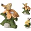 Prémium Kerti Napelemes figura madár, virággal 35 cm