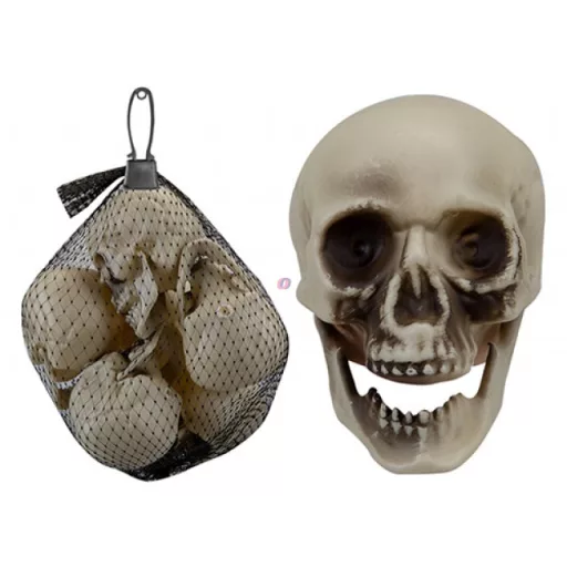5 db-os Halloweeni Koponya szett 6 cm-es koponyák