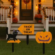   Halloween leszúrható kerti tábla dekoráció – 3 féle design
