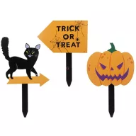   Halloween leszúrható kerti tábla dekoráció – 3 féle design